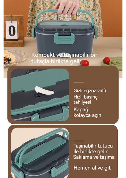 Elektrikli Öğle Yemeği Kutusu Ofis Çalışanı Ofis Isıtma Öğle Yemeği Kutusu Su Doldurmadan Araba Paslanmaz Çelik Öğle Yemeği (Yurt Dışından) modelleri