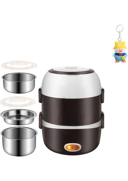 Elektrikli Isıtma Öğle Yemeği Kutusu Elektrikli Isıtma Yalıtımlı Öğle Yemeği Kutusu Taşınabilir Sıcak Yemek Buharda Pişirme (Yurt Dışından)