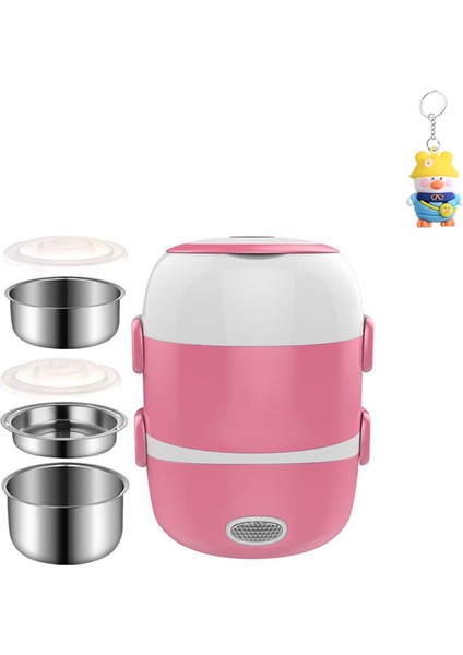 Elektrikli Isıtma Öğle Yemeği Kutusu Elektrikli Isıtma Yalıtımlı Öğle Yemeği Kutusu Taşınabilir Sıcak Yemek Buharda Pişirme (Yurt Dışından)