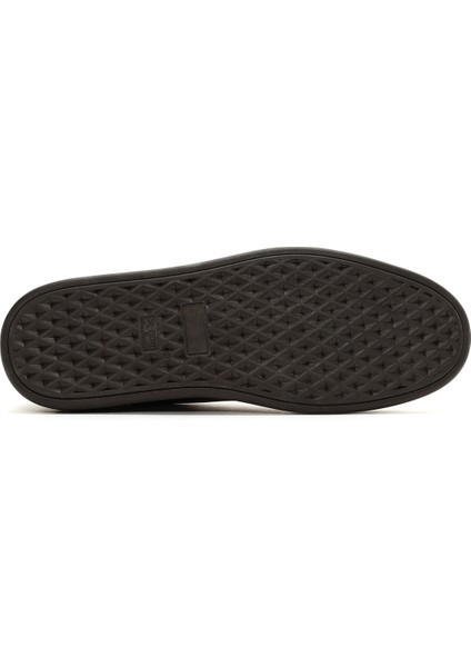 Erkek Kahverengi Bağcıklı Deri Sneaker 25SFD640118