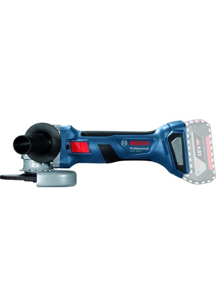 Akülü Avuç Taşlama Makinesi Gws 180-LI (Aküsüz) (115 Mm) - 06019H9022