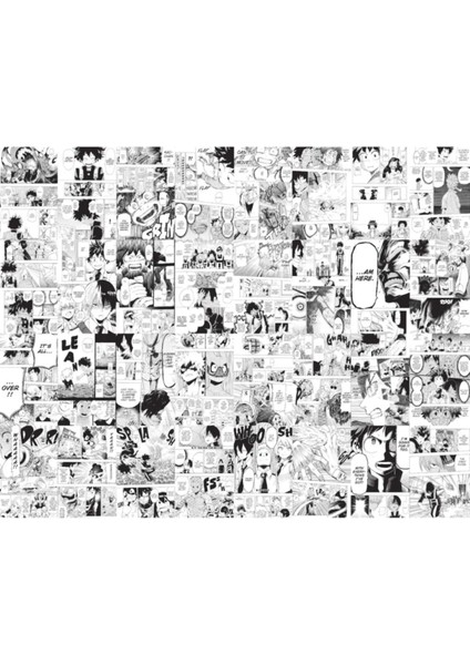 120 Adet Manga Poster Seti - Anime Odası Dekoru –10×15 cm