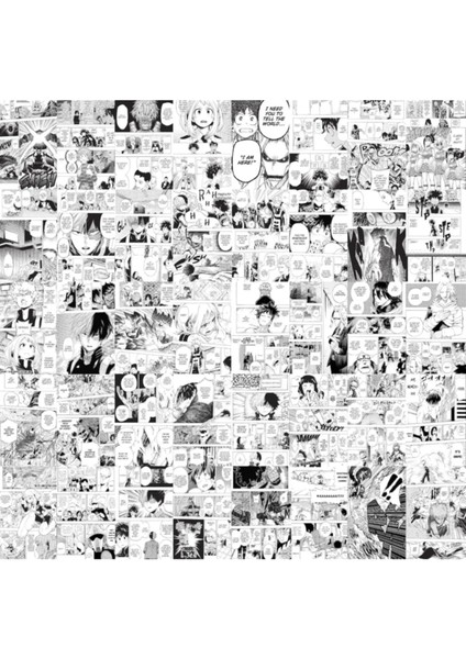 120 Adet Manga Poster Seti - Anime Odası Dekoru –10×15 cm modelleri