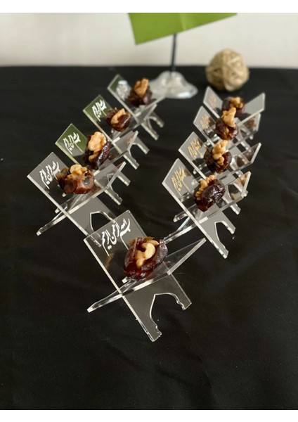 Hurmalık 6 Adet / Hurma Tabağı / Ramazan Süsü / Hurma Sunum Sofra Süsü / Ramazan Süsü