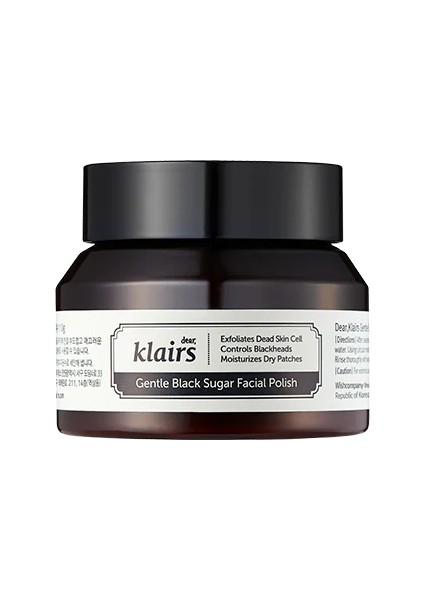 Gentle Black Sugar Facial Polish | Esmer Şekerli Nazik Yüz Peeling 110 gr
