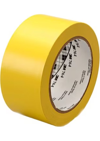 Genel Amaçlı Vinil Bant 764, Sarı, 50 mm x 33 M, 0.13 mm