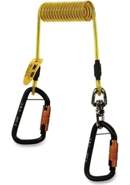 Dbı-Sala® Aletler İçin Düşüş Koruması HOOK2HOOK Alet İpi Fırdöndülü