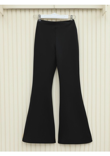 Ispanyol Paça Scuba Kumaş Pantolon