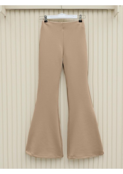 Ispanyol Paça Scuba Kumaş Pantolon