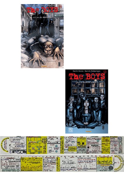 Çizgi Roman Seti The Boys 2. 3. Ciltler (Matematik Öğreten Cetvel) - Garth Ennis
