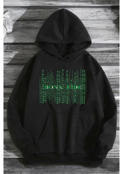 Uygun Tarz Bonafide Baskılı Oversize Sweatshirt