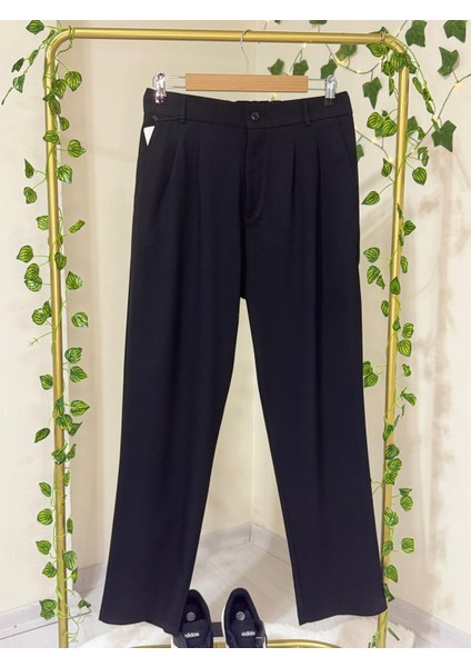 Bez Ayağı Kumaş Beli Lastikli Pantolon fiyatları