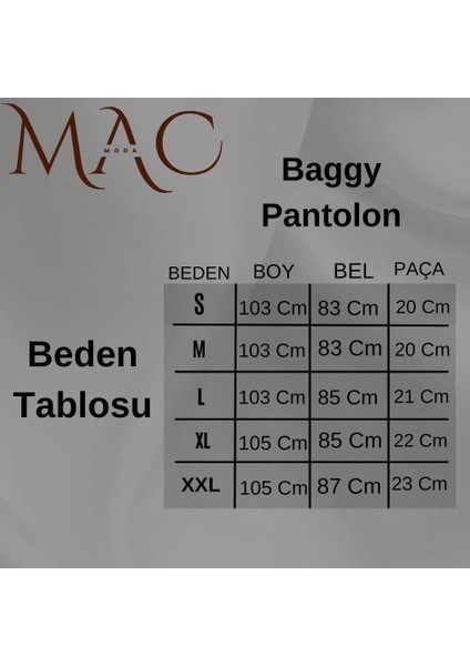 Bez Ayağı Kumaş Beli Lastikli Pantolon