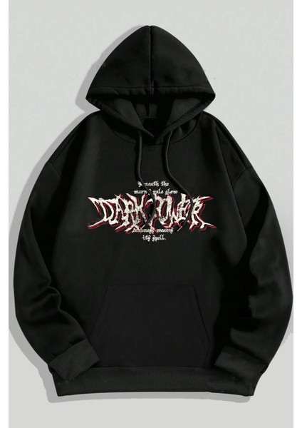 Uygun Tarz Dark Baskılı Oversize Sweatshirt fiyatları