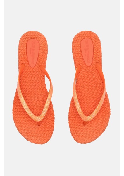 Ilse Jacobsen - CHEERFUL01 - Flip Flop With Glitter-Hot Orange