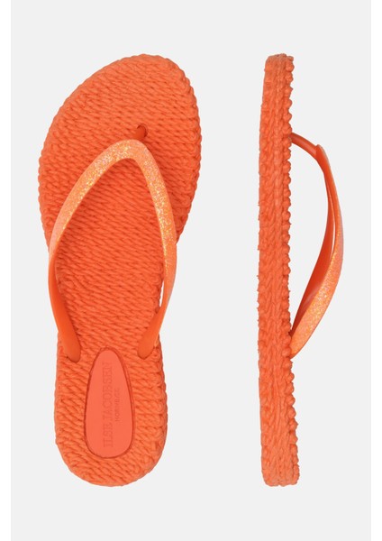 Ilse Jacobsen - CHEERFUL01 - Flip Flop With Glitter-Hot Orange