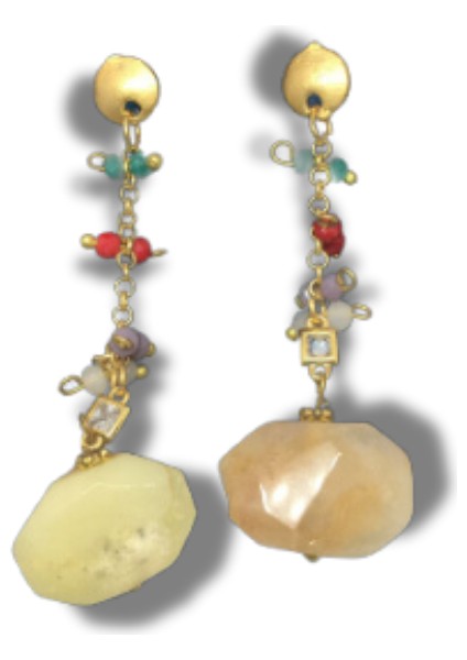 Doğaltaş Küpe | Şık Aksesurlar ve Özel Tasarımlar modelleri