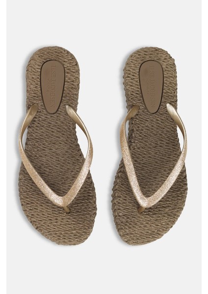 Ilse Jacobsen - CHEERFUL01 - Flip Flop With Glitter-Cub Brown