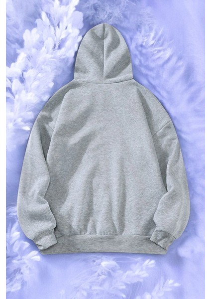Newyork Baskılı Oversize Sweatshirt
