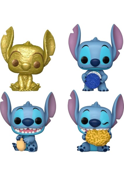Pocket Pop Stitch - Dreidel su - Disney: Lilo & Stitch - Koleksiyonluk Mini Figür -4'lü Paket fiyatları