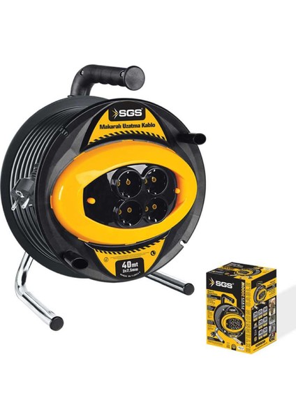 Makaralı Uzatma Kablosu 3X2.5X40 mt
