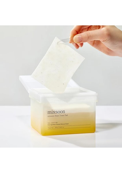 Bean Toner Pad | Besleyici ve Canlandırıcı Soya Fasulye Özlü Tonik Ped 70 Adet