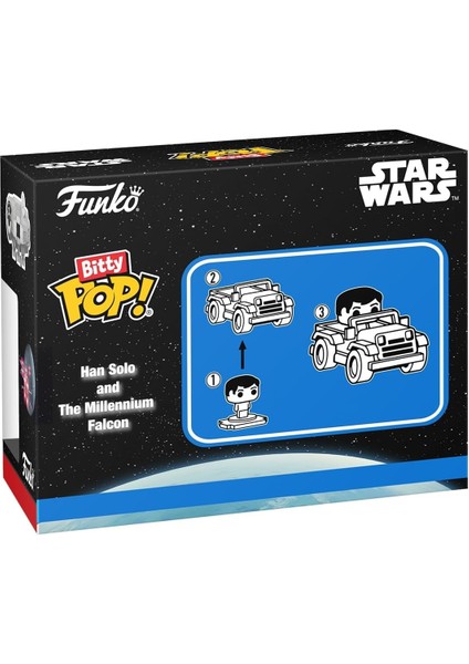 Pop! Bitty Ride: Star Wars - Millenium Falcon ile Han Solo fırsatları