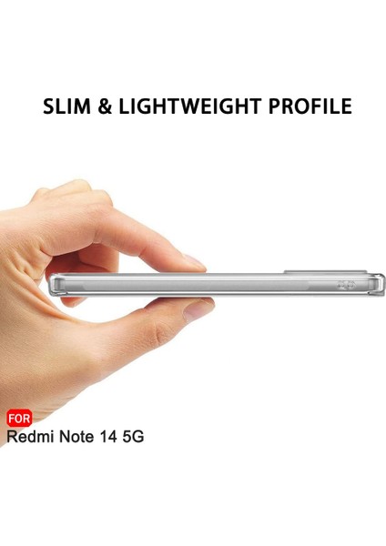 Xiaomi Redmi Note 14 Şeffaf Silikon Kılıf modelleri