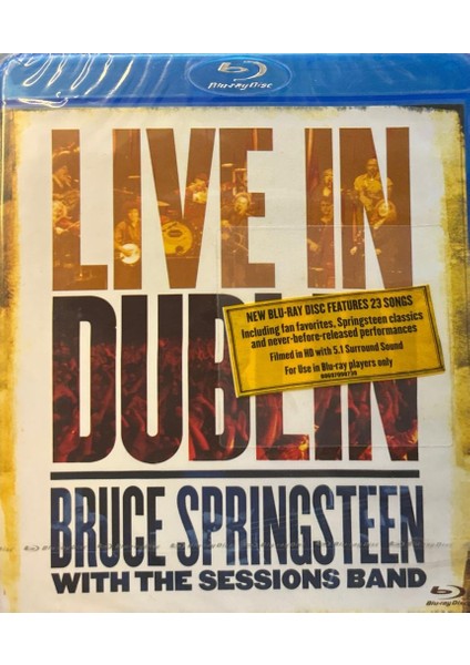 Bruce Springsteen ‎– Live In Dublin (Bluray)