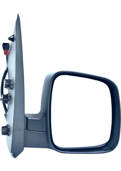 Dış Dikiz Aynası Fiat Fiorino, Peugeot Bipper, Citroen Nemo 2006-> Elektrikli, Isıtmalı, Sensörlü, Manuel Katlanır, Siyah Kapak, 7 Pin