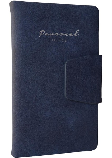Victoria's Journals Sert Kapak Mıknatıslı Cep Defteri 9,6X16,6 cm 96 Yp. 80 Gr. Çizgili