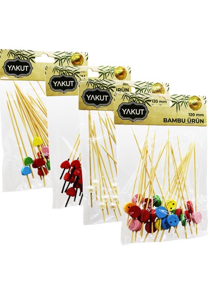 20 Parça Bambu Kokteyl Kürdan 120MM (4881) fiyatları