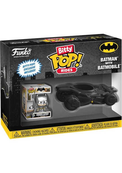 Figür Dc Comics - Ride Batman Batmobile Bitty Pop 6 cm