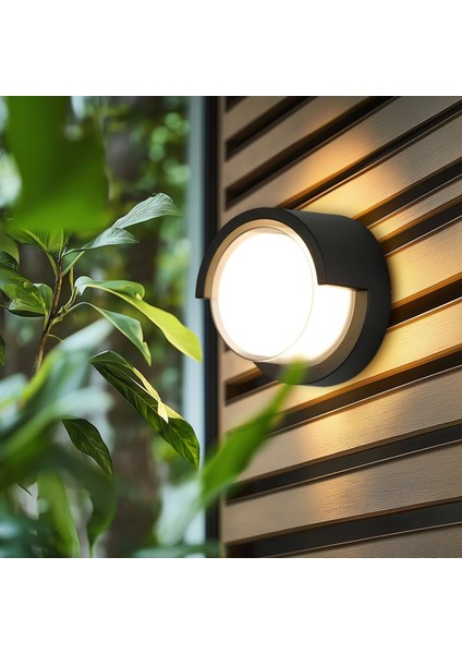 15W Modern Tasarım LED Aplik İç ve Dış Mekan Duvar Lambası Bora Gün Işığı Bahçe Duvar Apliği