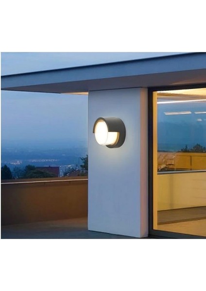 15W Modern Tasarım LED Aplik İç ve Dış Mekan Duvar Lambası Bora Gün Işığı Bahçe Duvar Apliği