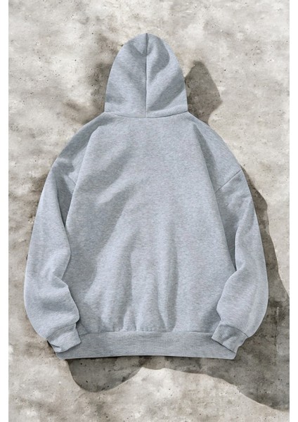 Uygun Tarz The Future Baskılı Oversize Sweatshirt fiyatları