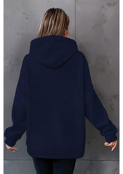 Uygun Tarz Miami Baskılı Oversize Sweatshirt fiyatları