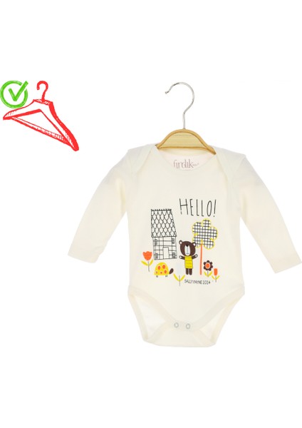 Bebek Body Hello Baskılı