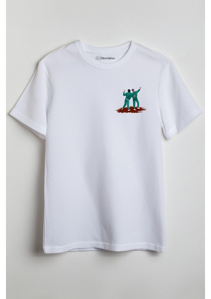 Squid Game 2 - Mingle Game Song 'round And Round' Baskılı Unisex Oversize T-Shirt