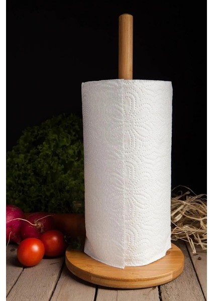 Ahşap Kağıt Havluluk , Rulo Havluluk , Peçetelik 15* 27 cm