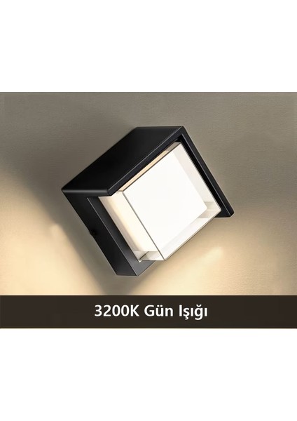 15W Modern Tasarım LED Aplik İç ve Dış Mekan Duvar Lambası Dominik Gün Işığı Bahçe Duvar Apliği fiyatları