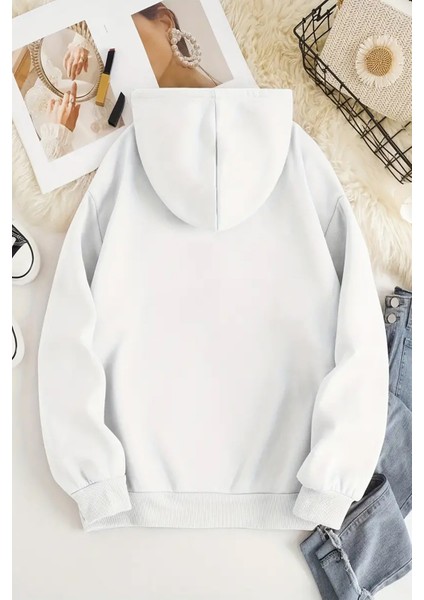 Uygun Tarz Treasure Of Youth Baskılı Oversize Sweatshirt fiyatları