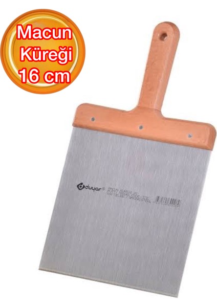 Ahşap Saplı Macun Küreği 16 cm