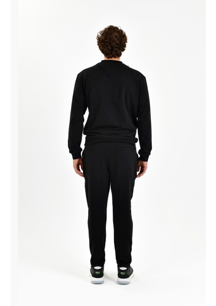 Rafined Workday Erkek Siyah Sweatshirt (BCS2448-02)