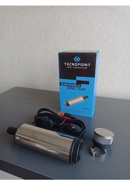 Dalgıç Tipi Paslanmaz Dizel Mazot Yakıt ve Su Transfer Pompası 12 V