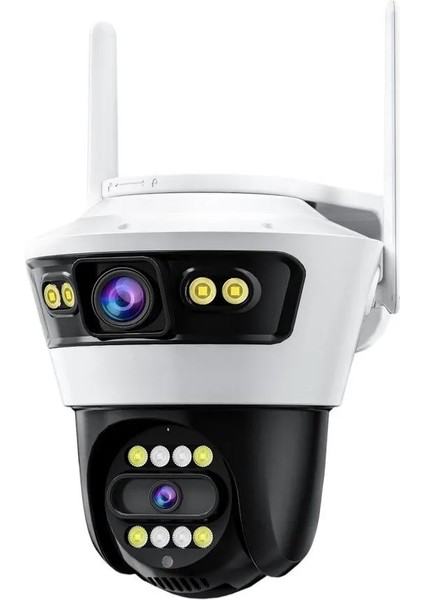 6mp 6k Ultra Hd 3 Lensli 8xzoom Dış Mekan Gece Görüşlü Akıllı Ip Güvenlik Kamerası fiyatları
