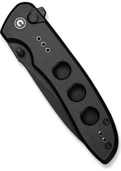 Hyperpulse Flipper & Thumb Stud & Button Lock Knife Black Aluminum Handle Çakı indirimleri