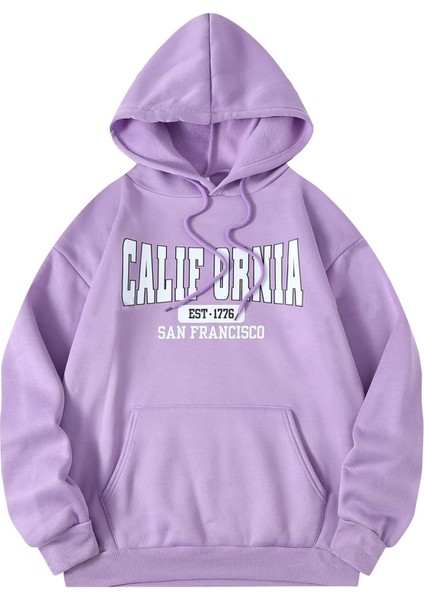 Only Trendwear Unisex California Baskılı Sweatshirt