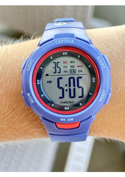 Aydınlatmalı Alarmlı Kronometreli Çocuk Kol Saati