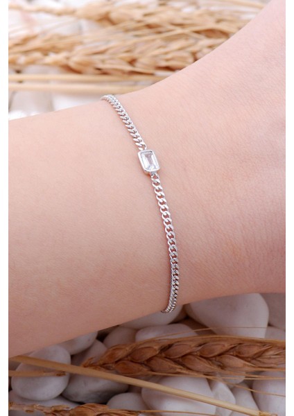 Gurmet Rodyumlu Gümüş Baget Trend Bileklik 3931 fiyatları